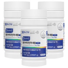 Chong Kun Dang 鍾根堂 Pharm 男性綜合維他命礦物質補充錠 87g, 60顆, 3罐