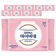 마이비데 밸런스케어 화장실용 물티슈 캡형, 55g, 40매, 10개