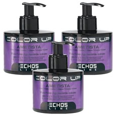에코스라인 컬러업 아메티스타 헤어코팅 트리트먼트 220ml, 그레이프 바이올렛, 3개