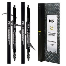 Miff 眉尾男士眉毛 2 包, 標準灰色, 2支
