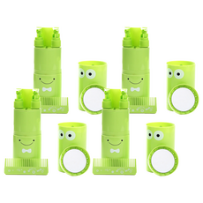 Alleophom 旅行用盥洗5件全套組 綠色, 4套