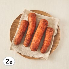 친환경 주스용 흙당근, 1kg, 2봉