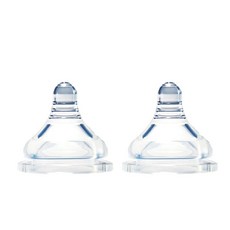 sillymann 100%鉑金矽膠奶嘴套裝, 新生兒, 2個