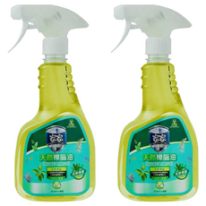 Family 家家 天然樟腦油, 噴式黃色, 500ml, 2瓶