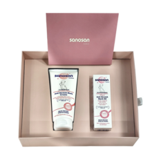 sanosan 孕女神寵愛孕肌抗紋組 (抗紋霜200ml+護理油100ml), 300ml, 1組