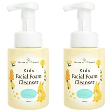 보타니컬테라피 키즈 페이셜 폼 클렌저, 280ml, 2개