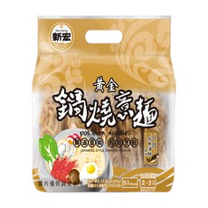 新宏 黃金鍋燒意麵, 日式柴魚海鮮風味, 335g, 1袋