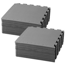 comet Pet Basic 寵物拼圖地墊, 深灰色, 20個