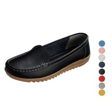 유세븐 여성용 가죽 컴포트 베이직 로퍼 DM1005