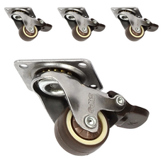 高級低噪音煞車輪, 4個