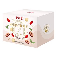 仁濟中藥 華珍堂 紅棗枸杞養生茶, 84g, 12包, 1盒