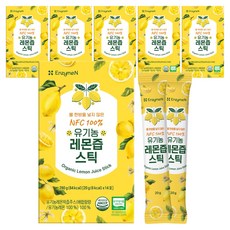 엔자임엔 NFC 100% 유기농 레몬즙 스틱 20g 14포, 280g, 6개