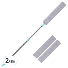 普凱 縫隙除塵刷 + 2入補充包組, 灰色, 2套