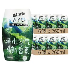 空氣清淨清新香氛 浴室香氛套裝 強力消臭 日照森林香型, 260ml, 12個