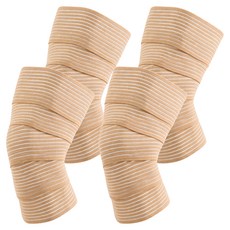 Angmet 多用途魔鬼氈壓力繃帶, 米色, 4個