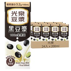 光泉 黑豆漿, 200ml, 24入