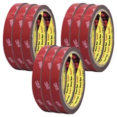 3M 壓克力泡棉灰色雙面膠帶 10mm x 3m, 9個