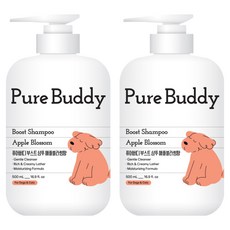 퓨어버디 부스트 애견샴푸 애플블라썸향, 500ml, 1개입, 2개