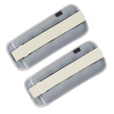 PEONIST 負重帶腳踝沙袋 2入, 灰色, 1.5kg