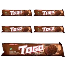serena TOGO LONG COKLATTOGO 可可夾心餅乾, 128g, 5包