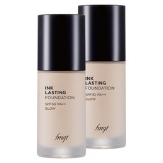 THE FACE SHOP 菲詩小舖 貼妝持久粉底液 Glow 30ml, V103 Pure Beige, 2瓶