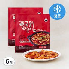 푸딩팩토리 옛날 국물떡볶이 (냉동), 570g, 6개