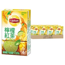 Lipton 立頓 檸檬紅茶, 250ml, 24入