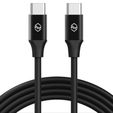 SINJIMORU C to C PD 60W 高速充電線, 黑色, 2m, 1個