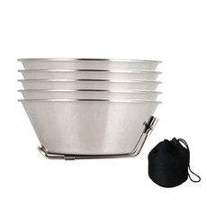 Livingglory 雪拉杯 300ml 5入 + 網袋, 1套