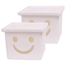 보노하우스 미니해피박스, 화이트, 2개