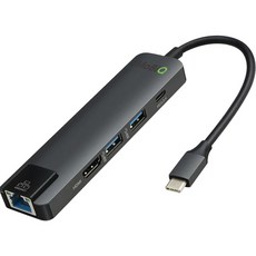 MobiQ Apple MacBook Type C 5 in 1 HDMI USB3.0 Hub EM-ACH51P, 混合顏色