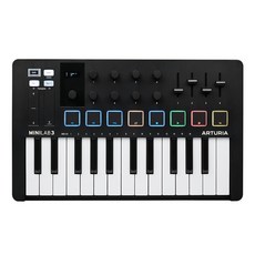 ARTURIA 迷你鍵盤, 黑色的, 迷你實驗室 3