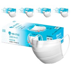 애니가드 프리비 비말차단용 KF-AD마스크 성인용 대형, 20개입, 5개, 화이트