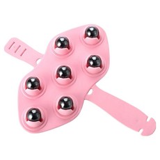 HARULAB 球型按摩器 手提式自助按摩磁鐵球型按摩, 粉色, 1個