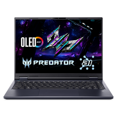 acer 宏碁 Predator Predator WQXGA+/OLED 14.5吋, Intel Core Ultra 9 285H, NVIDIA GeForce RTX 5070, 32GB LPDDR5X, 1TB SSD, Windows 11, 黑色, PHN14-71-96GV