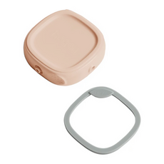 hegen 叩叩變身好收納儲存蓋 防氧化保鮮 防翻不溢漏, 嫣粉色, 1組