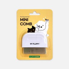 MY FLUFFY 寵物清爽眼屎梳 6.5 x 5.5 cm, 混合色, 1個