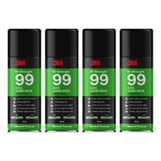 쓰리엠 고강도 99 스프레이 접착제 155ml, 4개