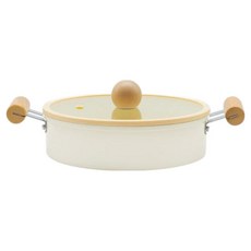 CORNINGWARE IH爐適用Butter Cookware系列陶瓷雙耳淺湯鍋 22cm, 320*230*110mm