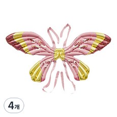 세컨드베스트 나비 날개 파티풍선 100 x 64 cm, NO. 08, 4개