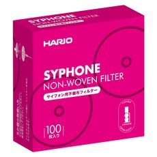 HARIO 好璃奧 不織布虹吸用濾布 CB-103W, 100張, 1盒