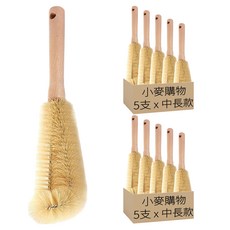 小麥購物 G198 木柄杯刷 中長款 30cm, 米色, 10支