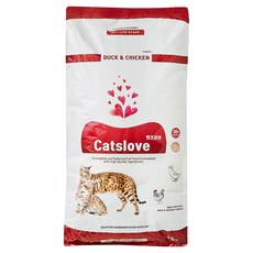 캣츠러브 고양이 대용량 건식사료, 닭+오리, 15kg, 1개 닭+오리, 15kg, 1개
