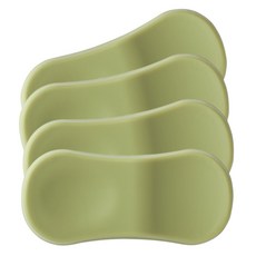 Diar Platinum矽膠筷勺架, 橄欖綠, 4個