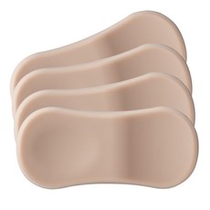 Diar 鉑金矽膠湯匙筷子座, 粉米色, 4個