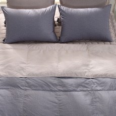 라셀렌 폴란드 거위털 다운 80% 차렵 구스이불 봄여름용 330g, 네이비