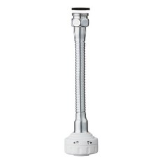 手易坊二段式洗髮起泡器 4分接頭 附皮 19.5 x 4.9cm 360度旋轉, 1個