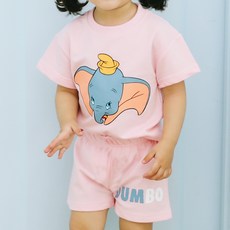 Little Rabbit 兒童迪士尼小飛象印花衣褲套裝