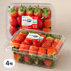 산지직송 하동품애 GAP 설향딸기(상), 500g, 4팩