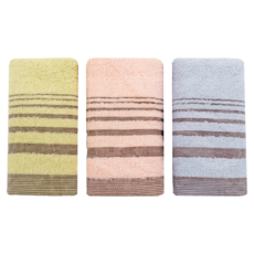 咖啡紗童巾 140 53 x 27cm 3件, 1組